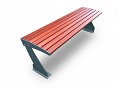 EM077 Valletta Bench powdercoated frame Iron Stone.jpg